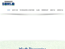 Tablet Screenshot of munmorahbowling.com.au
